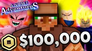 I spent $100,000 on the *NEW* DBZ Update in Anime Adventures!
