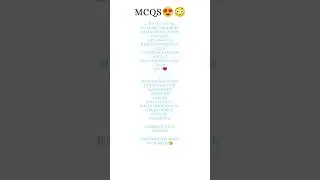 MCQS SUBSCRIBE 🩷 #rrb #rrbpharmacist #gpat #aiims #aiimscre #education #pharmacist #pharmacy #love