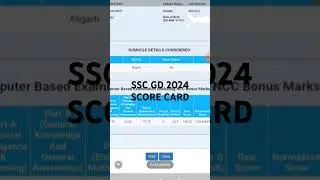 @sscgd2024scorecard#Ankit with rojgar#motivation #rwa #motivational