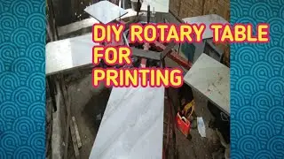 DIY rotary table for screen printing