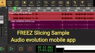 FREEZ audio sample audio evolution mobile app