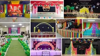 Annual function decoration ideas | stage decoration ideas for school functions | Stage decoration