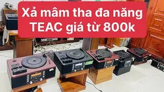 Xả h&agrave;ng đầu m&acirc;m than TEAC đa năng gi&aacute; từ 800k , chi tiết b&aacute;o gi&aacute; trong clip Dt 098.55.43279