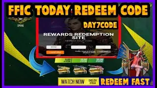 FFIC TODAY REDEEM CODE INதமிழ்/FFIC DAY7 REDEEM CODE/MASTRO TAMILAN