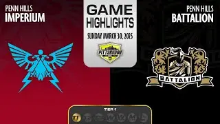 NBHL Pittsburgh Tier 1: Penn Hills Battalion vs. Penn Hills Imperium Highlights (3/30/25)