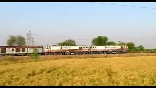 Back to Back High Speed Trains towards Mathura - Sunday Evening