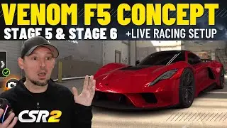 CSR2 venom F5 Concept Shift, Tune, Review, Live race setup, Danny Lightning how to drive venom f5