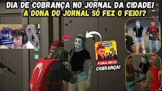 DIA DE COBRANÇA NO JORNAL DA CIDADE! | A TROPA FEZ A DONA PUBLICAR UMA RETRATAÇÃO!? 🤣🔥 | GTA RP