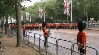 The Colonel's Review of Trooping The Colour 2009  playing the militair march 