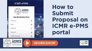 Understanding proposal submission on #ICMR e-PMS portal