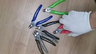 2Pcs Mini Nose Cutting Plier Electrical Wire Cable Cutter Metal Side Snip
