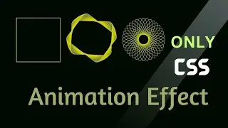 Glowing Animation Effects Using HTML and CSS || Amazing CSS Animation Effect || CSS Animation Effect