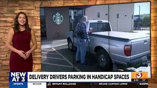 Delivery drivers parking in handicapped spaces hits breaking point in Arizona