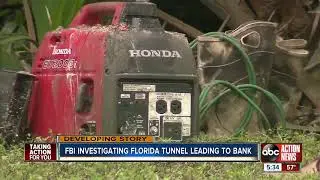 Underground tunnel leading to bank discovered in Florida, FBI investigating