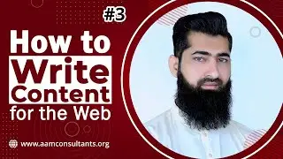 How to Write Content for the Web | Content Writing Course/Tutorials for Beginners #3