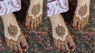Leg Mehndi Design || Leg Mehndi Design Simple || Feet Mehndi Design || Pair Ki Mehndi Design 