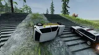 Physics destruction of cars #beamngdrive