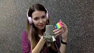 ASMR. Papelería, sonidos con papel, bolígrafos, tijeras... En español