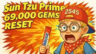 Sun Tzu Prime & Commander Reset!!! 6ix9ine Gems!! #riseofkingdoms