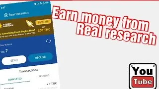 Real research App sa paise kasie kamaye | how to earn money from real research