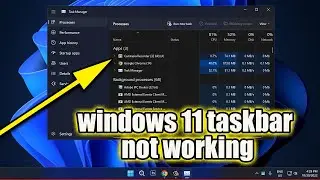 How To FIX Windows 11 Taskbar NOT Working After Update