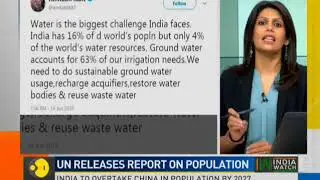 India Watch: UN releases report on population