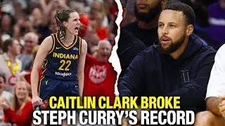 The Moment Caitlin Clark BROKE Steph Curry's RECORD For Three Pointers &hellip;| Historic Moment