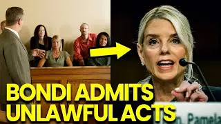 Pam Bondi ADMITS Unlawful Acts STORMS OUT of COURTROOM in Panic