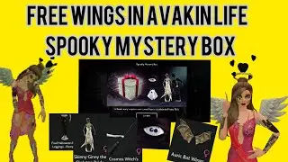 Free wings in Avakin life | Spooky mystery box wings | How to get the Rare items