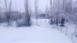 First Snowfall In Ladakh Region 21 December 2025