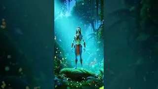 Neon Jungle Warrior | Animals vs AI | Sci-Fi Motivation Short 🌿⚡#shorts