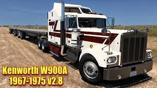 Kenworth W900A 1967-1975 v2.8 Truck Mod ATS - Highway Classics Unleashed | Gameplay 4K
