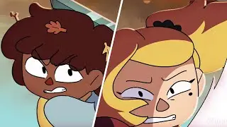 Amphibia - Anne VS Sasha deleted fight scene (True Colors)