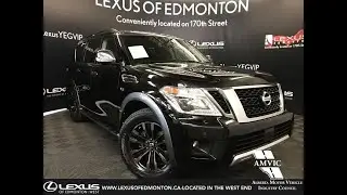Used Black 2017 Nissan Armada Platinum Edition Review - Edmonton, Alberta