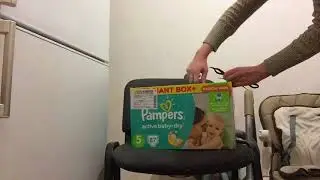 Распаковка Подгузники Pampers Active Baby-Dry Размер 5 (Junior)  11-18 кг, 87 шт из  Rozetka.com.ua