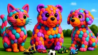 The mascot vibrato assistant Panda placed on the football field is popular, co-produced,and creative