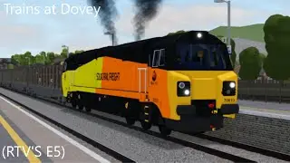 Trains on the mainline at Dovey (MVHR) (RTV's E4)