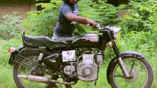 Royal Enfield - DIESEL Bullet - 1968 - Single Kick Start & Sound