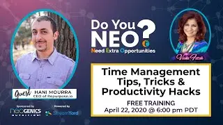Time Management Tips, Tricks & Productivity Hacks with @VickiFitch and @HaniMourra