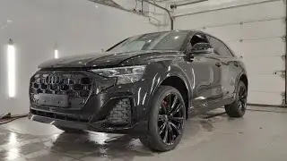 How to disassemble the front bumper of a facelifted Audi Q8