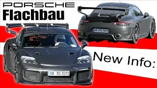 Новая информация: прототип Porsche 911 Slantnose замечен на испытаниях!