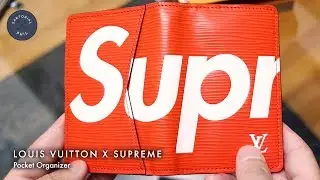 Louis Vuitton x Supreme Pocket Organizer: Men's  FW17-18 Unboxing/Reveal