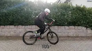 10 tricks on Trial bike