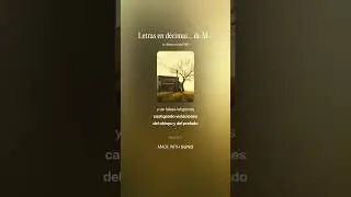 Letras en d&eacute;cimas...  de Mario Poblete Brezzo