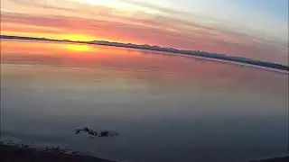 Sunrise over Yellowstone Lake with commentary of Ryan Dorman