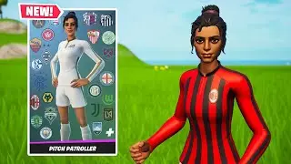 NEW PITCH PATROLLER Skin Gameplay in Fortnite! (KICKOFF SET)