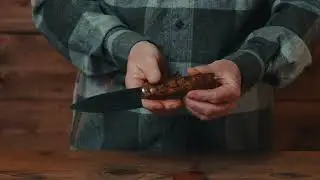 Roselli Allround Knife, Dark Handle &ndash; Up Close