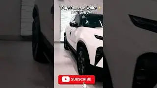 &ldquo;Pure Power in White ⚡ Harrier EV&rdquo;&ldquo;Silent. Strong. White. 🔥