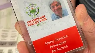 The Fair Announcer, Champlain Valley Exposition, Essex Junction, VT 2023