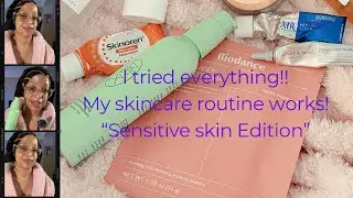 ✨Updated sensitive skincare routine.✨ #acneproneskin #koreanskincare #glow